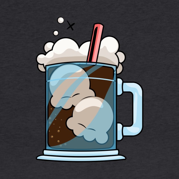 Root Beer Float by ElliotLouisArt